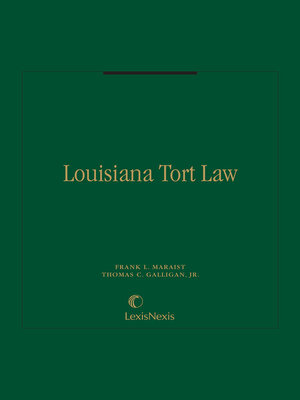 cover image of Louisiana Tort Law